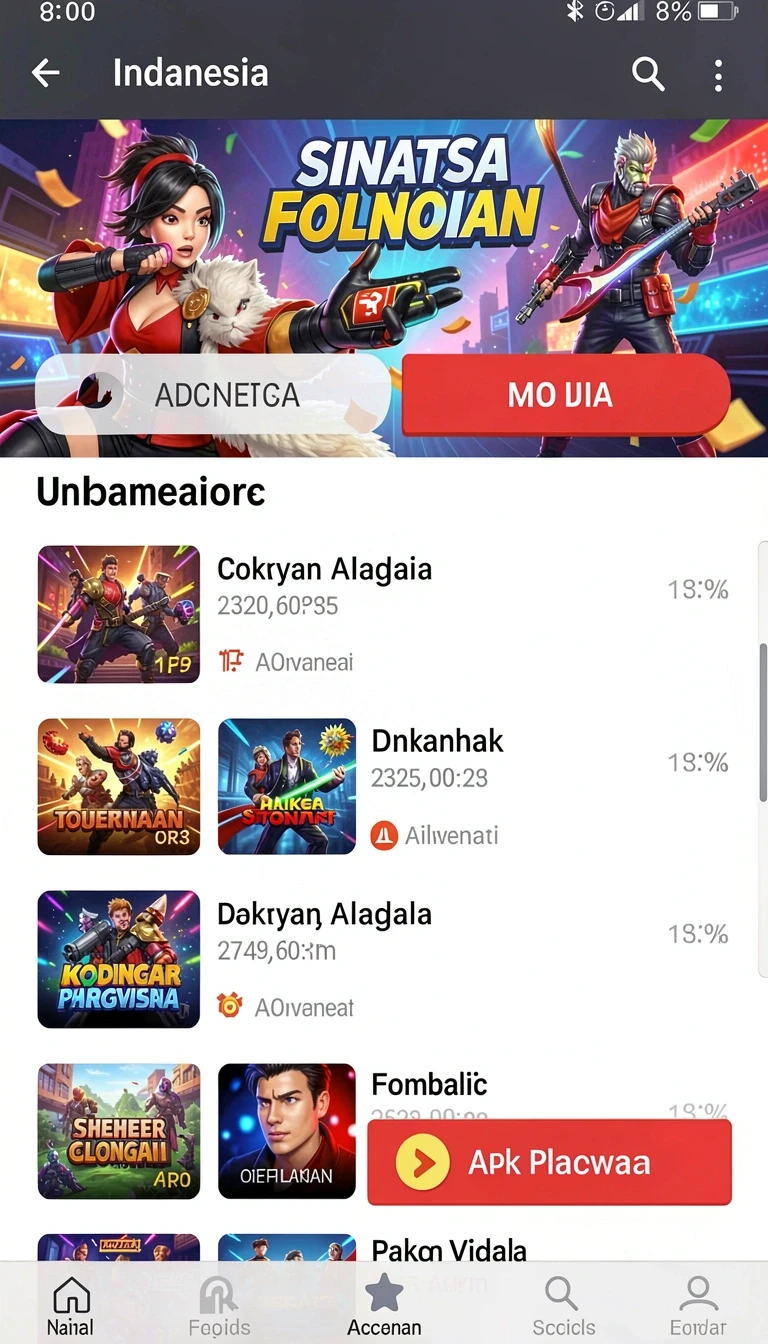 Pratinjau layar Aplikasi dy777 Resmi: Download dan Instalasi
